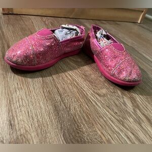 Sparkly slip ons for toddler 8C